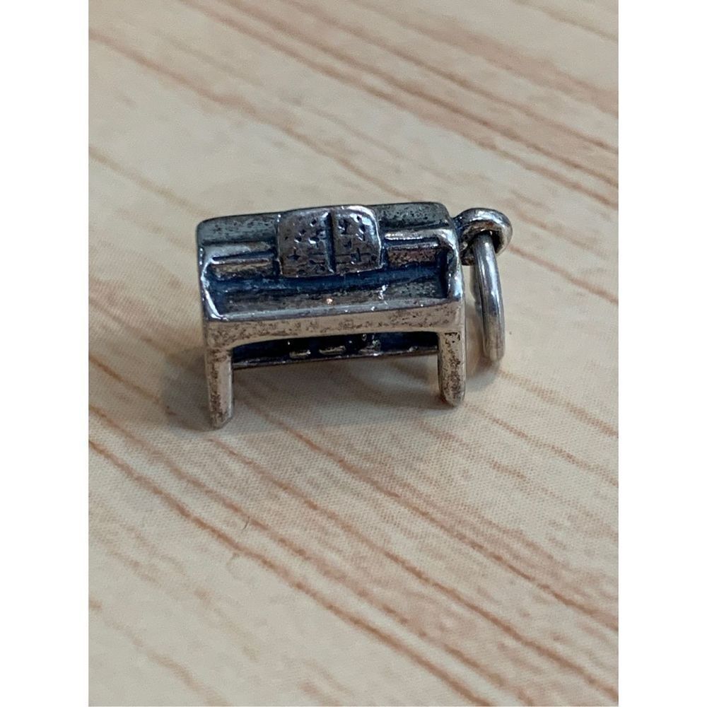 Piano Sterling Silver Jewelry Charm